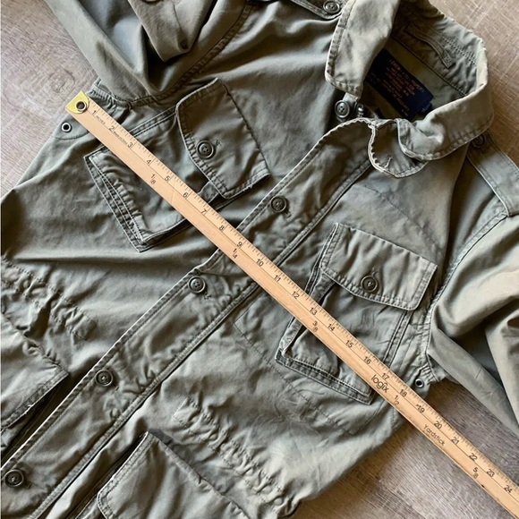 J. Crew Field Jacket Coat Men XS Military Grade A22 Type G38 Olive green AA0234 - Picture 6 of 12